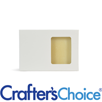 Soap Box - Rectangle Window (WHITE COLOR)